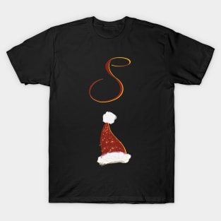 Santa Christmas Playing Card (B) T-Shirt